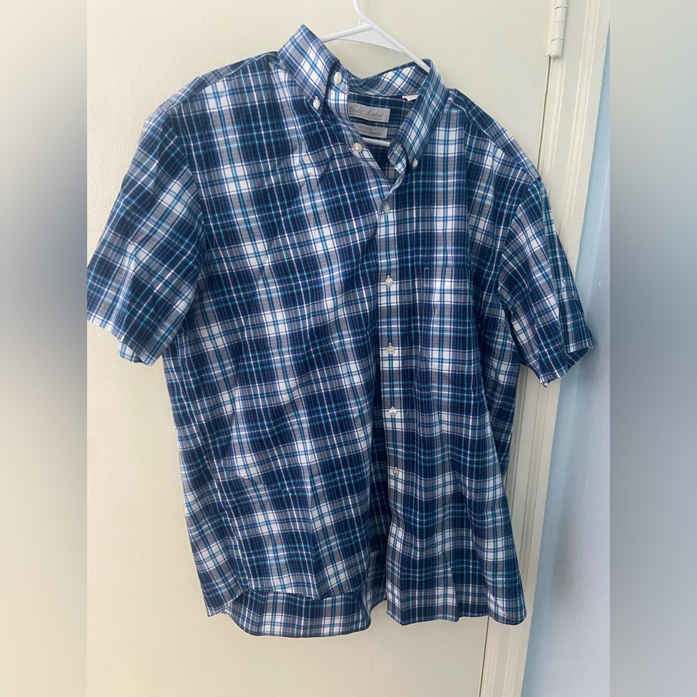 Gold label short sleeve button down
